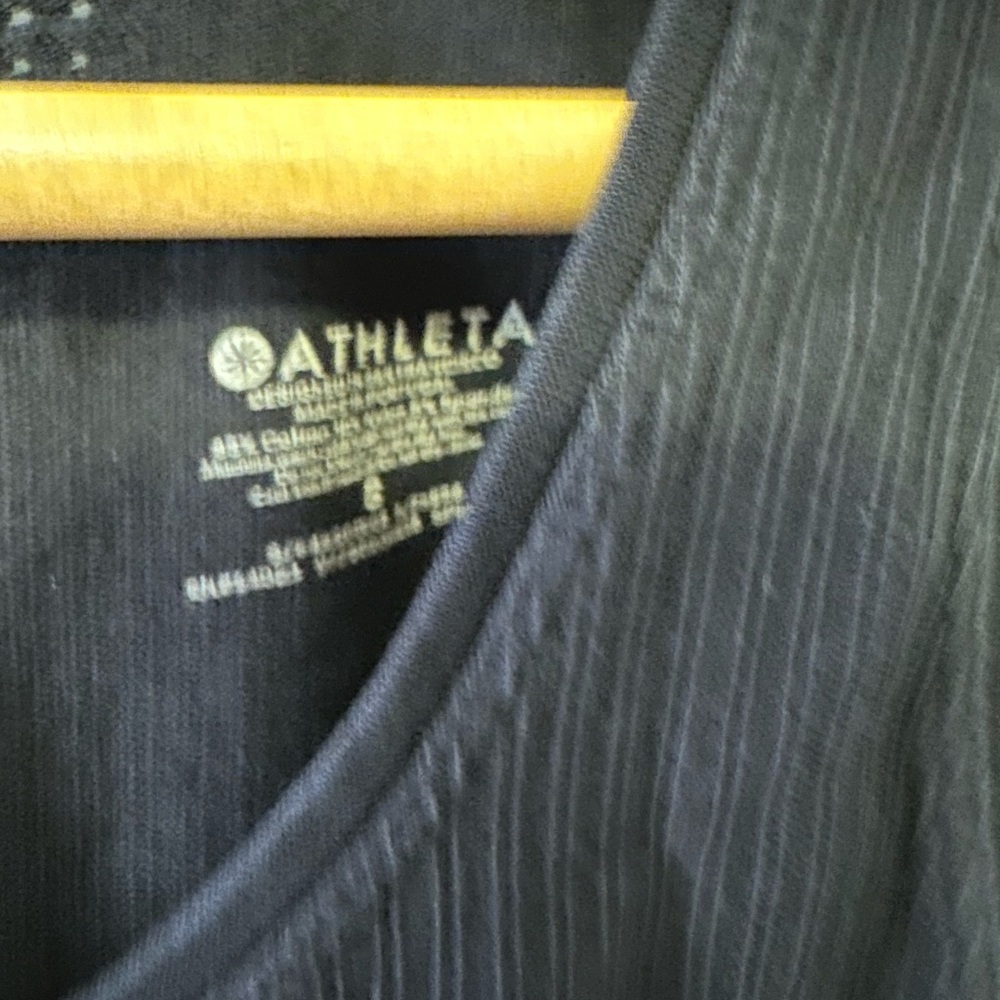 Athleta ribbed Black Tank Top. Small - Picture 2 of 4